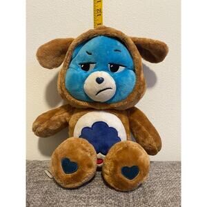 Care Bears 2021 Grumpy‎ Bear Plush with Rear Tag and Logo Dog Suit Rain Cloud